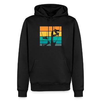 Süßes Ballerina Ballettänzerin Geschenk - Männer Premium Bio Hoodie - Schwarz - Vorne - Nico (187cm)