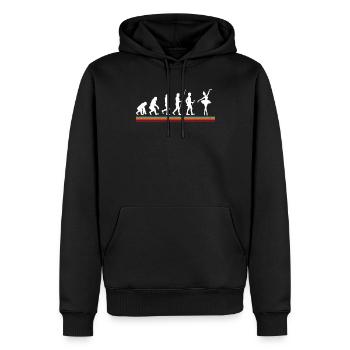 Süßes Ballerina Ballettänzerin Geschenk - Männer Premium Bio Hoodie - Schwarz - Vorne - Nico (187cm)