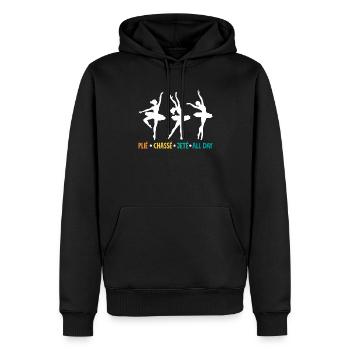 Süßes Ballerina Ballettänzerin Geschenk - Männer Premium Bio Hoodie - Schwarz - Vorne - Nico (187cm)