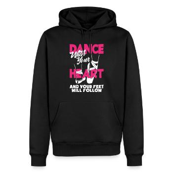 Süßes Ballerina Ballettänzerin Geschenk - Männer Premium Bio Hoodie - Schwarz - Vorne - Nico (187cm)