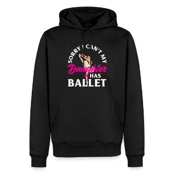 Süßes Ballerina Ballettänzerin Geschenk - Männer Premium Bio Hoodie - Schwarz - Vorne - Nico (187cm)