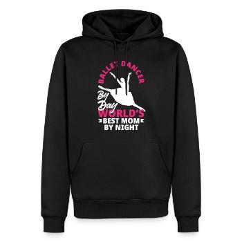 Süßes Ballerina Ballettänzerin Geschenk - Männer Premium Bio Hoodie - Schwarz - Vorne - Nico (187cm)