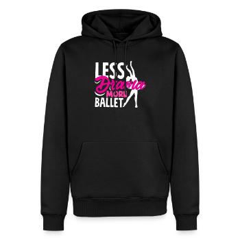Süßes Ballerina Ballettänzerin Geschenk - Männer Premium Bio Hoodie - Schwarz - Vorne - Nico (187cm)