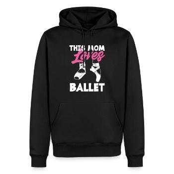 Süßes Ballerina Ballettänzerin Geschenk - Männer Premium Bio Hoodie - Schwarz - Vorne - Nico (187cm)
