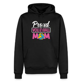 Lustiges Volleyball Geschenk - Männer Premium Bio Hoodie - Schwarz - Vorne - Nico (187cm)