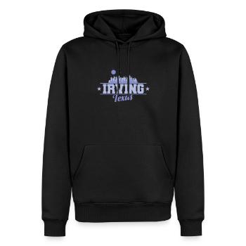 Irving Texas Stadt in den USA - Männer Premium Bio Hoodie - Schwarz - Vorne - Nico (187cm)