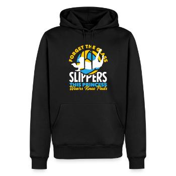 Lustiges Volleyball Geschenk - Männer Premium Bio Hoodie - Schwarz - Vorne - Nico (187cm)