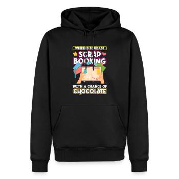 Memory Book, Scrapbook, Scrapbook, Scrapbook, Scrapbook - Men’s Premium Organic Hoodie - black - Front - Nico (187cm)
