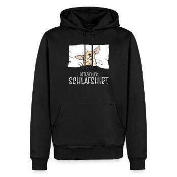 Chemise de nuit officielle Pyjama Chihuahua - Sweat à capuche Premium bio Homme - noir - Devant - Nico (187cm)