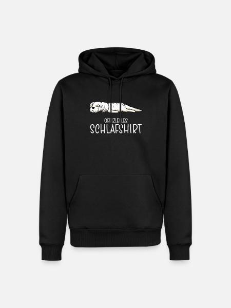 Officieel slaapshirt Maltese hondenpyjama - Mannen Premium Bio hoodie - zwart