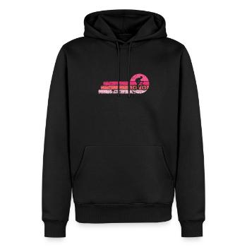 Entraînement de fitness à vélo - Sweat à capuche Premium bio Homme - noir - Devant - Nico (187cm)