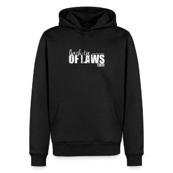 Bachelor of Laws Legal Principles - Men’s Premium Organic Hoodie - black - Front - Nico (187cm)