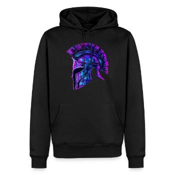 Spartacus Leondias und seine 300 Kämpfer Sparta - Männer Premium Bio Hoodie - Schwarz - Vorne - Nico (187cm)