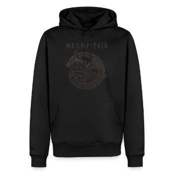 Vikings norden valhalla schweden skandinavien flaga - Männer Premium Bio Hoodie - Schwarz - Vorne - Nico (187cm)