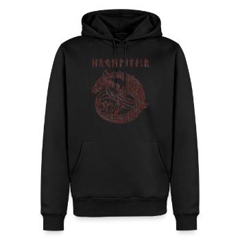 Wikinger norden valhalla schweden skandinavien flaga - Männer Premium Bio Hoodie - Schwarz - Vorne - Nico (187cm)