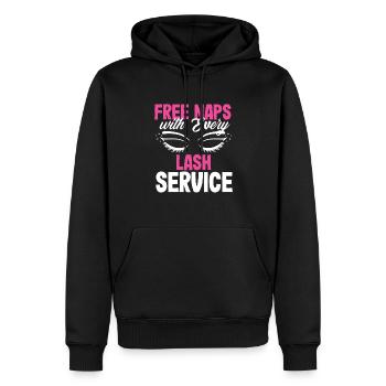 Hautpflege Kosmetikerin Kosmetik - Männer Premium Bio Hoodie - Schwarz - Vorne - Nico (187cm)