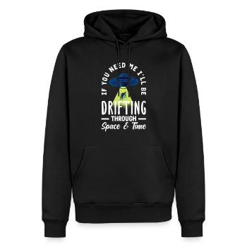 Drôle de cadeau extraterrestre extraterrestre - Sweat à capuche Premium bio Homme - noir - Devant - Nico (187cm)