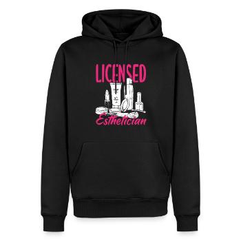 Hautpflege Kosmetikerin Kosmetik - Männer Premium Bio Hoodie - Schwarz - Vorne - Nico (187cm)