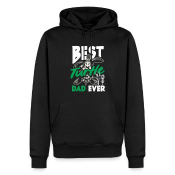 Tortue Tortue Mer Cadeau - Sweat à capuche Premium bio Homme - noir - Devant - Nico (187cm)