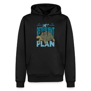 Turtle Sea Turtle Gift - Men’s Premium Organic Hoodie - black - Front - Nico (187cm)