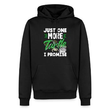 Tortue Tortue Mer Cadeau - Sweat à capuche Premium bio Homme - noir - Devant - Nico (187cm)