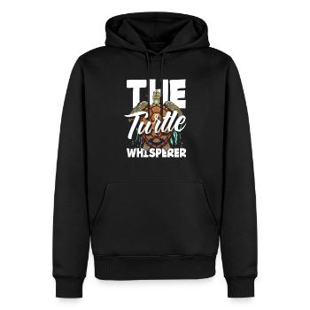 Turtle Sea Turtle Gift - Men’s Premium Organic Hoodie - black - Front - Nico (187cm)