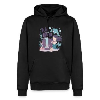 1. Geburtstag Mädchen 1 Jahr Meerjungfrau Party - Männer Premium Bio Hoodie - Schwarz - Vorne - Nico (187cm)