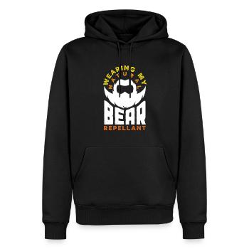 Bartpflege Bart Liebhaber Männer Bart - Männer Premium Bio Hoodie - Schwarz - Vorne - Nico (187cm)