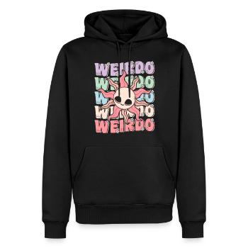Groovy Weirdo Kawaii Pastell Goth Sonne - Männer Premium Bio Hoodie - Schwarz - Vorne - Nico (187cm)