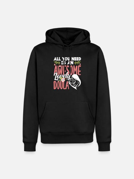 Doula Gift Doula Doulas - Men’s Premium Organic Hoodie - black