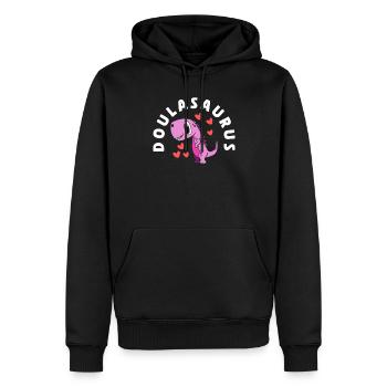 Cadeau Doula Doula Doulas - Sweat à capuche Premium bio Homme - noir - Devant - Nico (187cm)