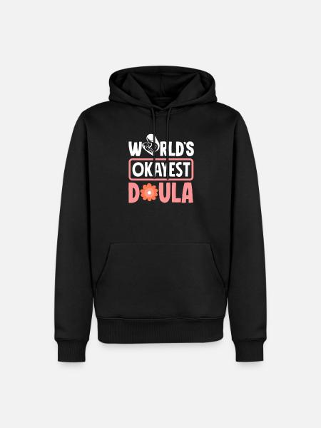 Doula Geschenk Doula Doulas - Männer Premium Bio Hoodie - Schwarz