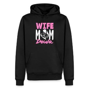 Doula Geschenk Doula Doulas - Männer Premium Bio Hoodie - Schwarz - Vorne - Nico (187cm)
