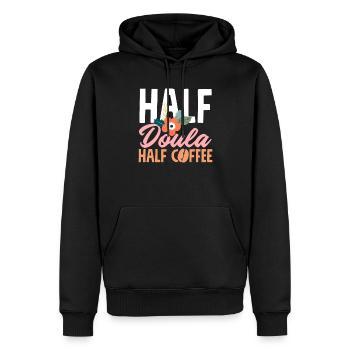 Doula Gift Doula Doulas - Men’s Premium Organic Hoodie - black - Front - Nico (187cm)