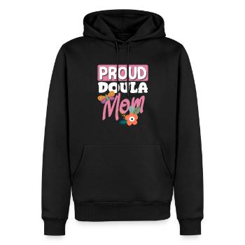 Doula Geschenk Doula Doulas - Männer Premium Bio Hoodie - Schwarz - Vorne - Nico (187cm)