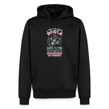 Doula Geschenk Doula Doulas - Männer Premium Bio Hoodie - Schwarz - Vorne - Nico (187cm)