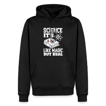 Lustiges Lehrer Lehrerinnen Geschenk - Männer Premium Bio Hoodie - Schwarz - Vorne - Nico (187cm)