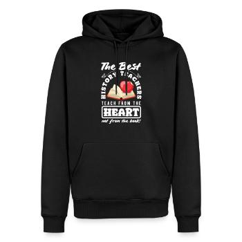 Lustiges Lehrer Lehrerinnen Geschenk - Männer Premium Bio Hoodie - Schwarz - Vorne - Nico (187cm)