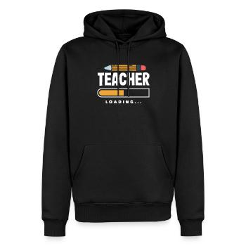 Lustiges Lehrer Lehrerinnen Geschenk - Männer Premium Bio Hoodie - Schwarz - Vorne - Nico (187cm)