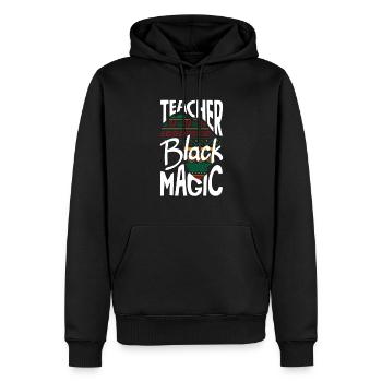 Lustiges Lehrer Lehrerinnen Geschenk - Männer Premium Bio Hoodie - Schwarz - Vorne - Nico (187cm)