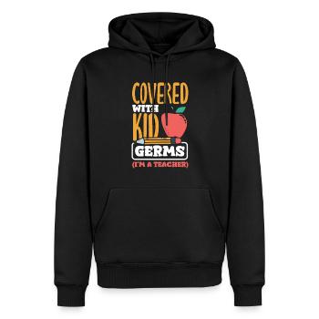 Lustiges Lehrer Lehrerinnen Geschenk - Männer Premium Bio Hoodie - Schwarz - Vorne - Nico (187cm)