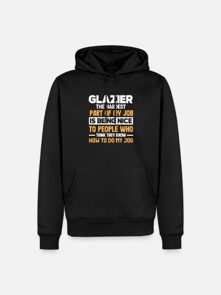 Glasses Gift - Men’s Premium Organic Hoodie - black