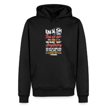 Lustiges Lehrer Lehrerinnen Geschenk - Männer Premium Bio Hoodie - Schwarz - Vorne - Nico (187cm)