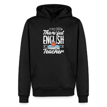 Lustiges Lehrer Lehrerinnen Geschenk - Männer Premium Bio Hoodie - Schwarz - Vorne - Nico (187cm)