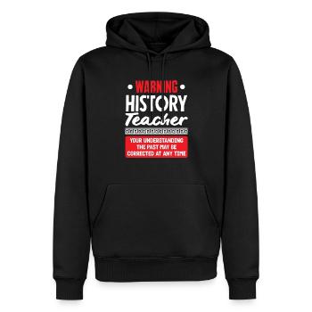 Lustiges Lehrer Lehrerinnen Geschenk - Männer Premium Bio Hoodie - Schwarz - Vorne - Nico (187cm)