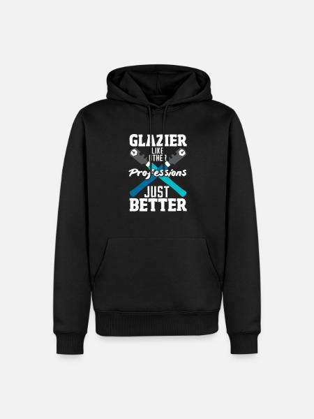 Glasses Gift - Men’s Premium Organic Hoodie - black