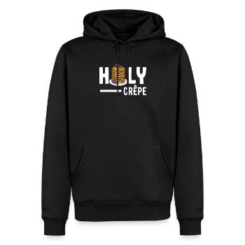 Lustiges Pfannkuchenliebhaber Geschenk - Männer Premium Bio Hoodie - Schwarz - Vorne - Nico (187cm)