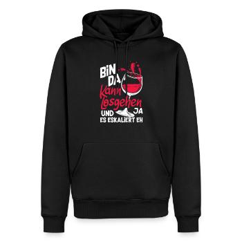 Mallorca Party Crew Mallorca Urlaub - Männer Premium Bio Hoodie - Schwarz - Vorne - Nico (187cm)