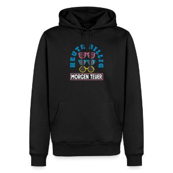 Mallorca Party Crew Mallorca Urlaub - Männer Premium Bio Hoodie - Schwarz - Vorne - Nico (187cm)