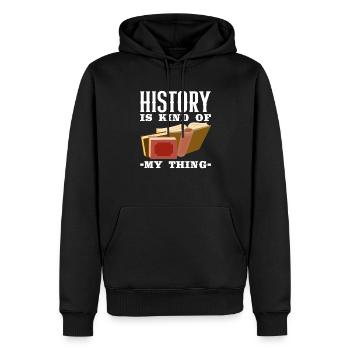 Lustiges Lehrer Lehrerinnen Geschenk - Männer Premium Bio Hoodie - Schwarz - Vorne - Nico (187cm)